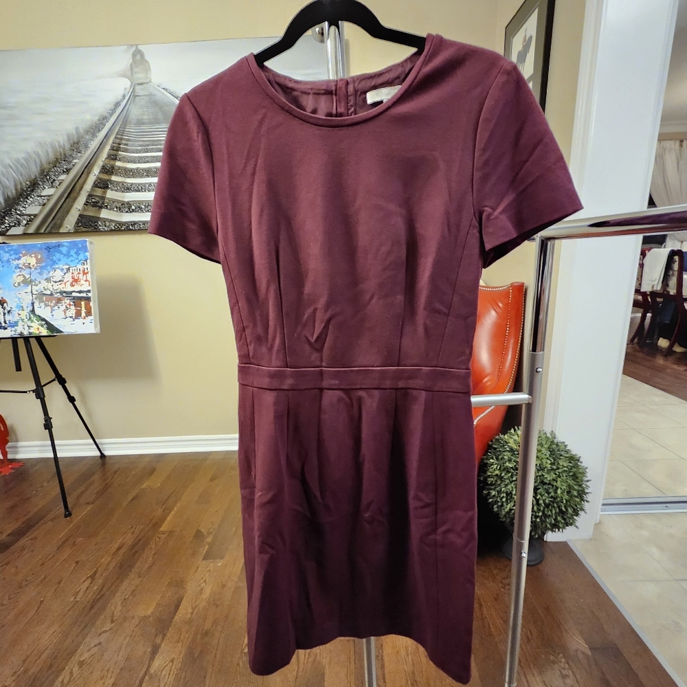 Boss Burgundy Mini Dress